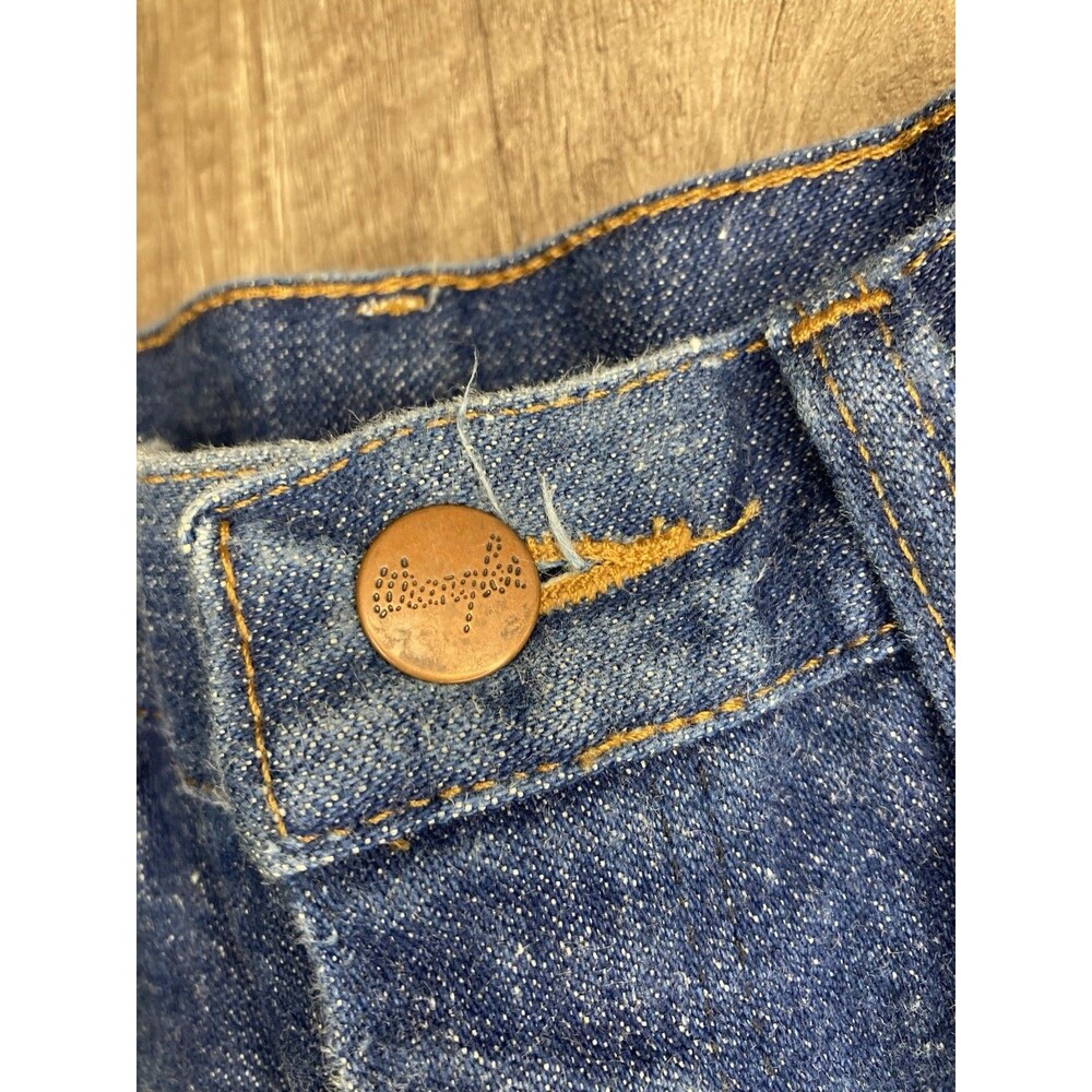 Wrangler Jeans Women's 9X30 (28x30.5) Y2K Blue Denim Western High Rise 13MWZG - Picture 6 of 7